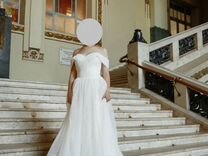 Свадебное платье А-силуэта 42 размер