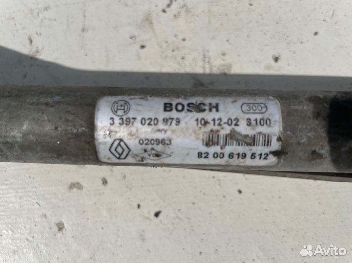 Трапеция дворников Renault Logan