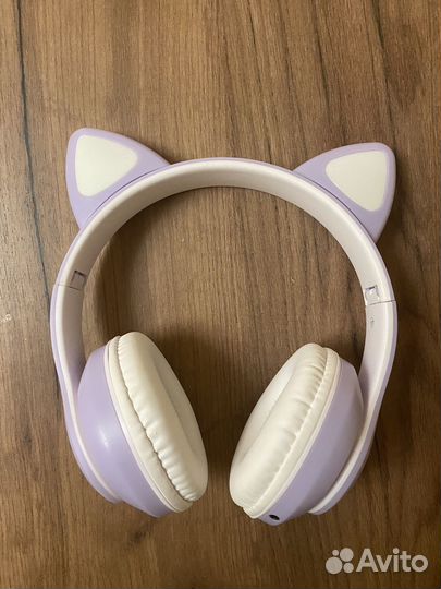 Беспроводные наушники cat с ушками
