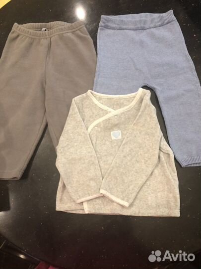 Пакет одежды на мальчика 9-12 мес