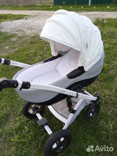 Коляска 2 в 1 эко кожа