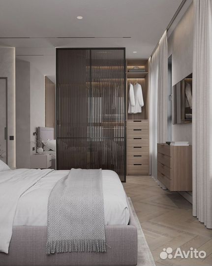 Красивая гардеробная