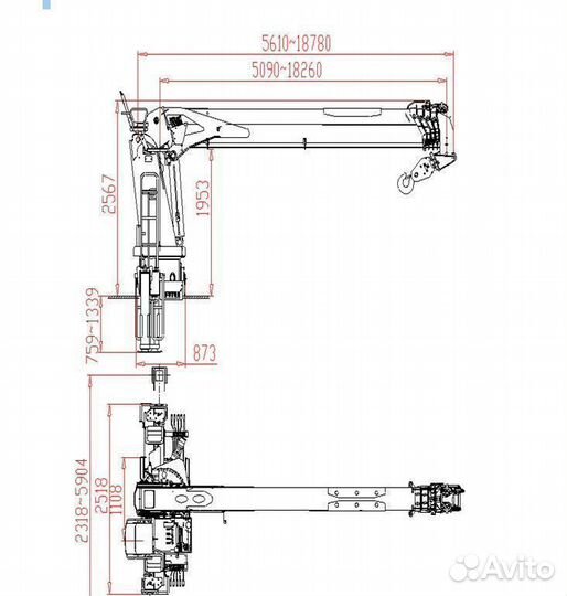 FAW J6 CA3250 с КМУ, 2023