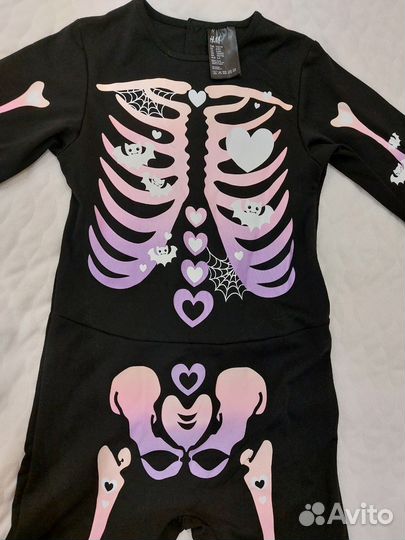 Костюм на Хэллоуин Н&М комбинезон 110/116