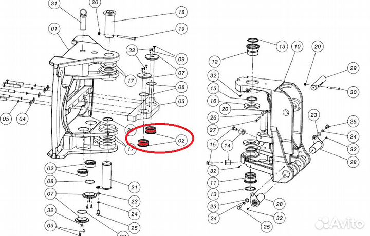 Втулка 5420803 YG technology (Турция)