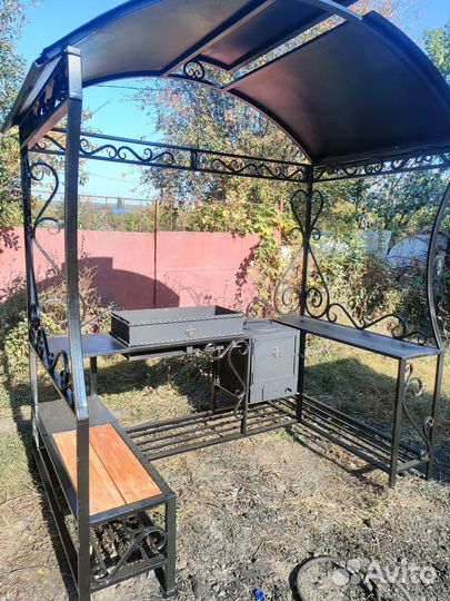 Мангалы с навесом 8мм с зольником, цена от