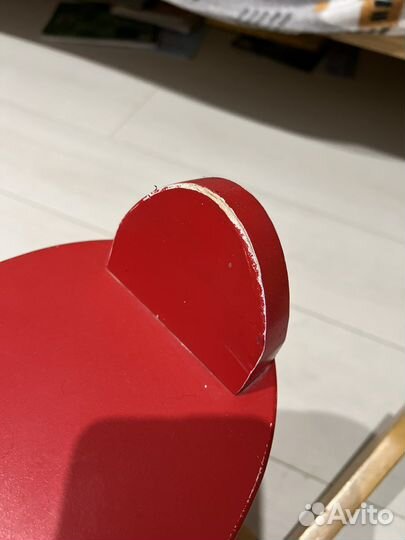 Качалка икеа лось красная