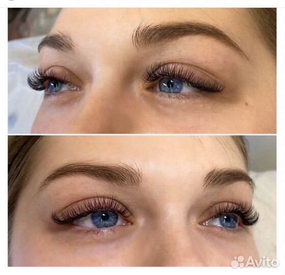 Наращивание ресниц модель