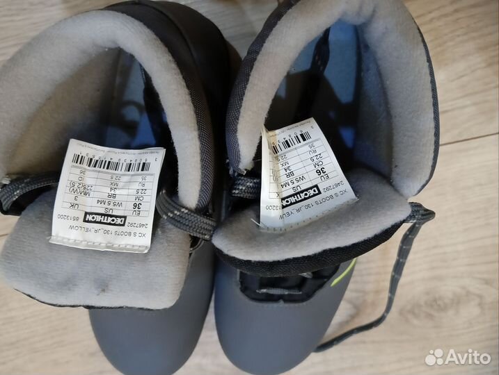 Лыжи и лыжные ботинки