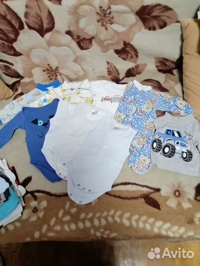 Пакет одежды на мальчика с 56р