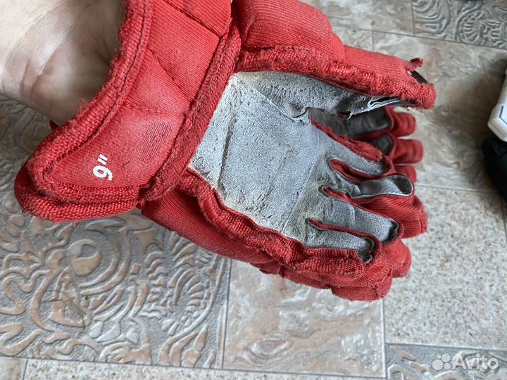 Краги хоккейные детские