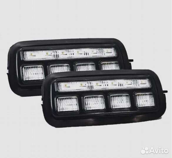 Надфарники Нива светодиодные