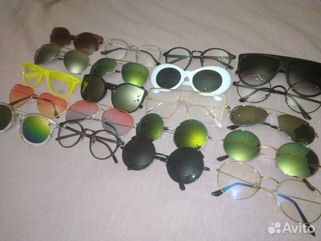 Разнообразные очки, новые 18 шт. Цена за все