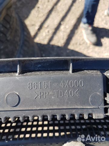 Жабо-решетка стеклоочистителей Киа Рио 2011-2017