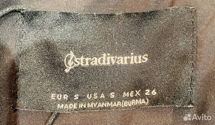 Куртка кожаная stradivarius