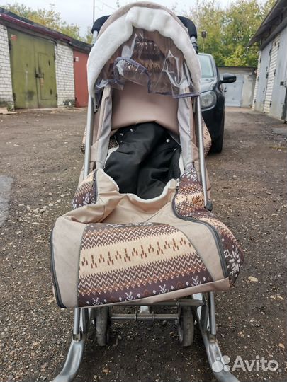 Коляска санки