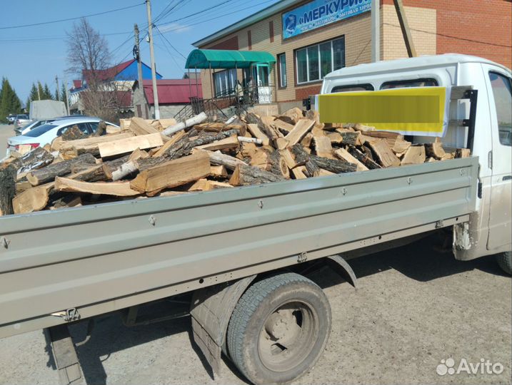 Дрова колотые, разных пород