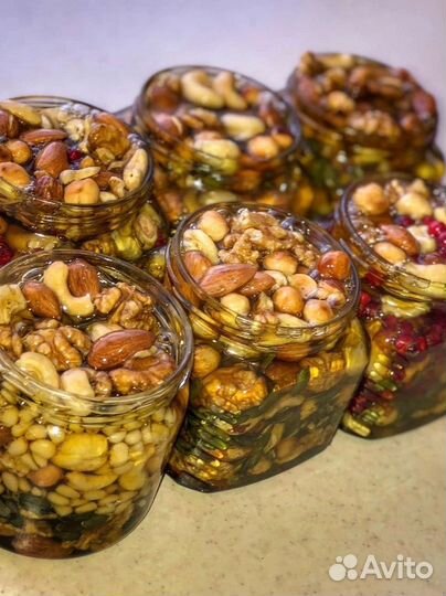 Ореховые миксы с липовым медом