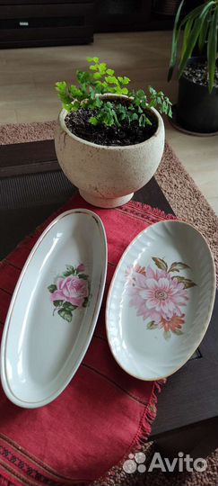 Блюдо СССР. Чайник зоварочный