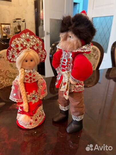 Куклы царевна и царевич русская народная