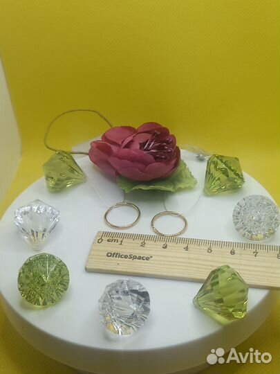 Серьги золотые