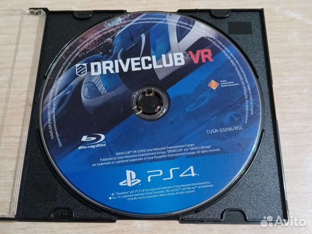 Игра driveclub VR для PS4