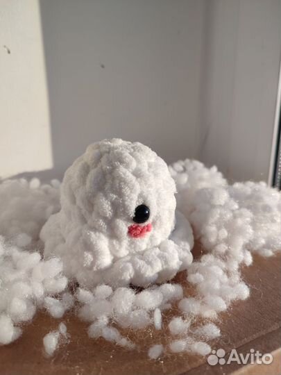 Привидение вязаная игрушка