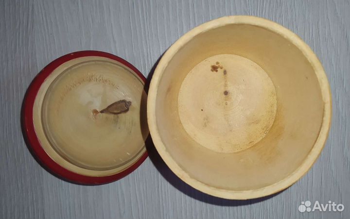 Сахарница хохлома СССР