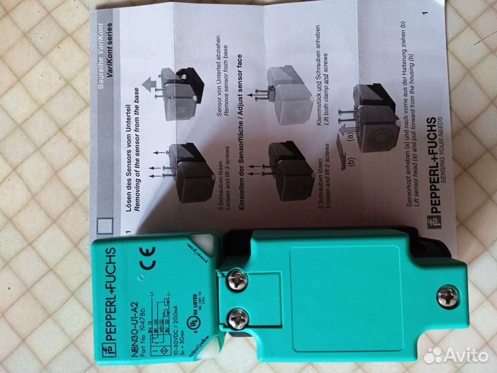 Индуктивный датчик Pepperl Fuchs NBN30-U1-A2