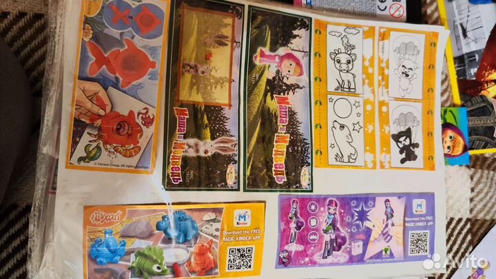 Вкладыши от киндеров #4