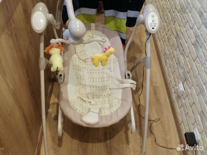 Детские электронные качели для новорожденных