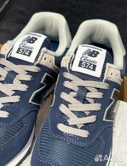 Кроссовки New Balance 574 «Blue» (оригинал)