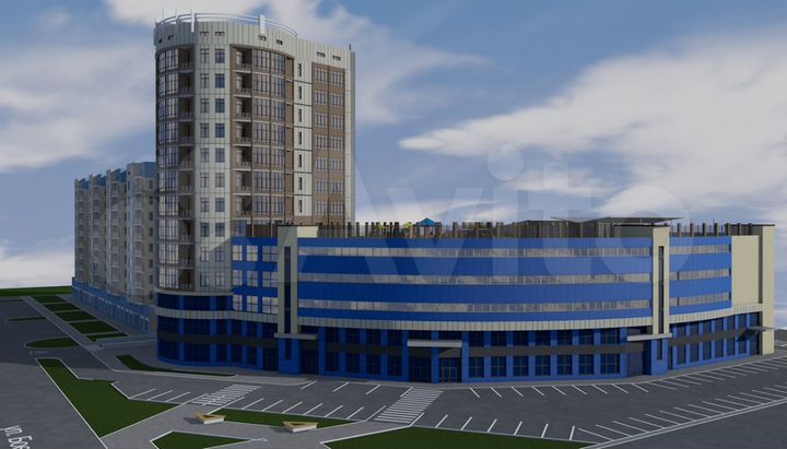 2-к. квартира, 97,5 м², 10/13 эт.
