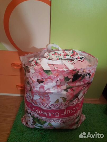 Огромный пакет вещей для девочки до 3 месяцев