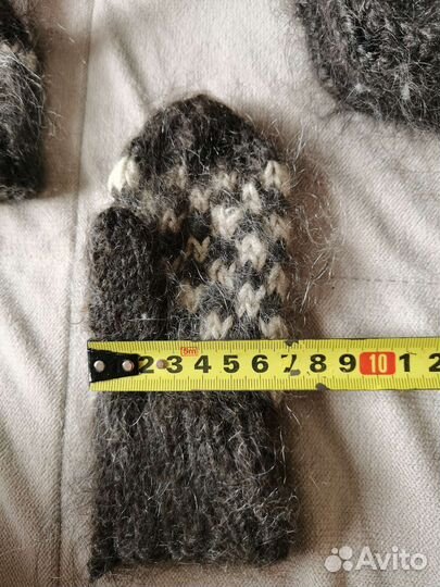 Варежки и носки козья шерсть