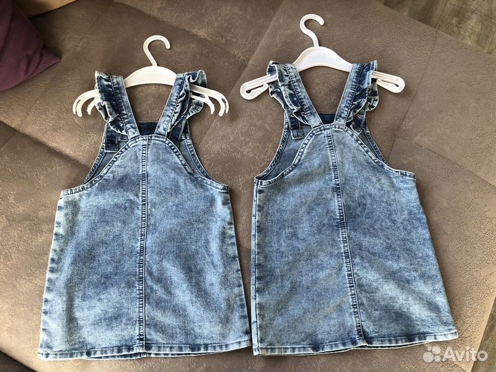 Джинсовый сарафан для девочки