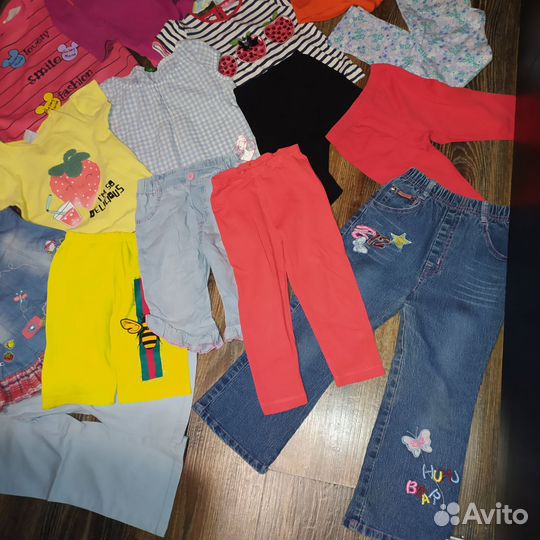 Одежда пакетом на девочку 2-5лет