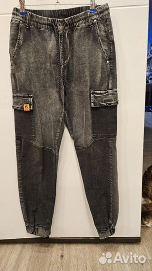 Джинсы джогеры мальчик 152 рост
