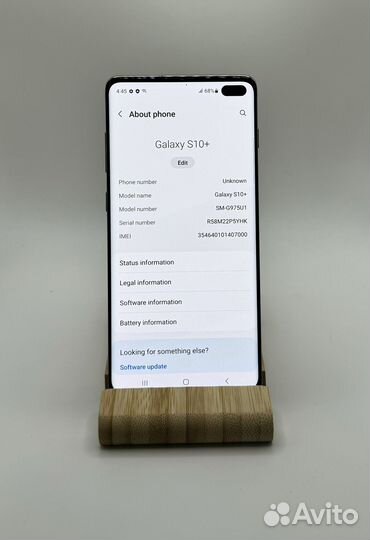 Samsung Galaxy S10+, 6/128 ГБ