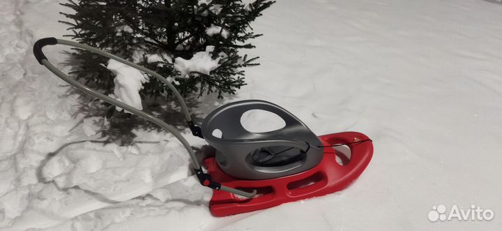 Санки с родительской ручкой