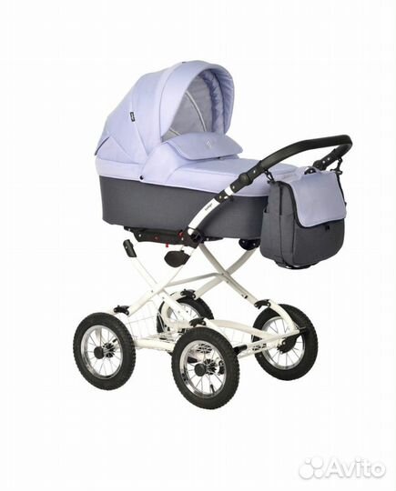 Коляска люлька Indigo Blues Classic