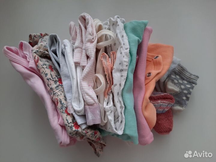 Пакет вещей на девочки 56-68
