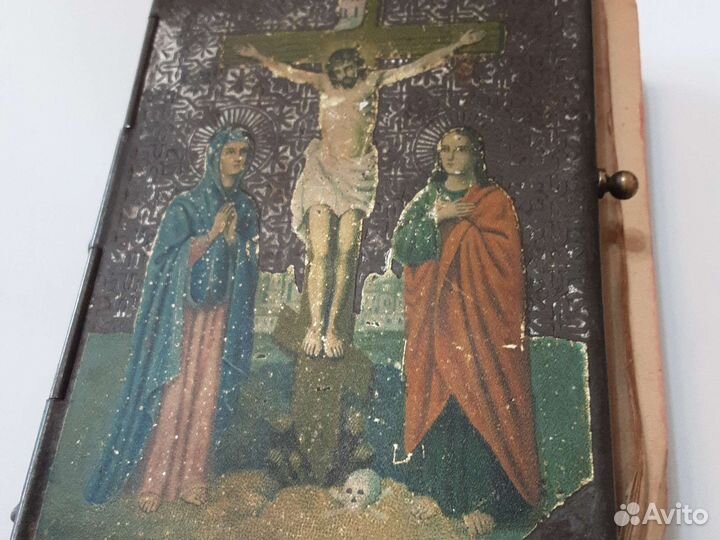 Старинный молитвослов размер 9/12 1899год