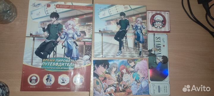 Honkai star rail x Додо пицца (мерч). Стенд, значо