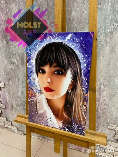 Портрет на холсте по фото