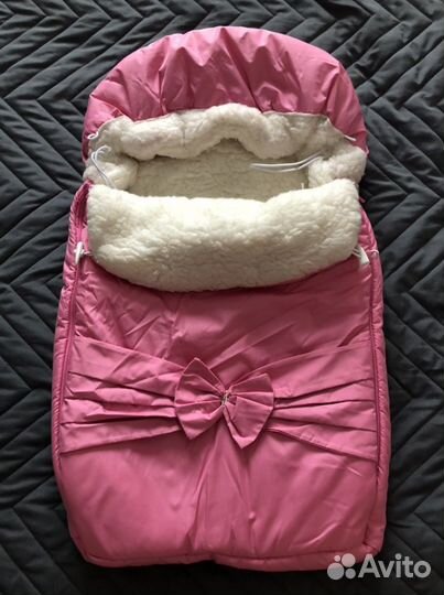 Зимний конверт на овчине