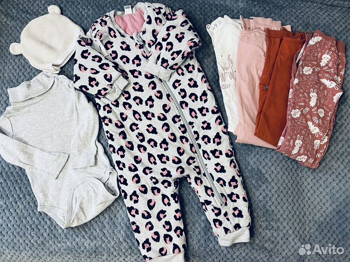 Пакет вещей на девочку 80-86 h&m carters waikiki