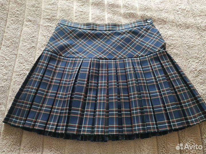 Юбка школьная в клетку