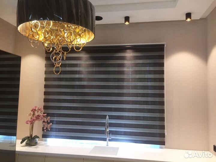 Рулонные шторы день ночь. Рулонные шторы 