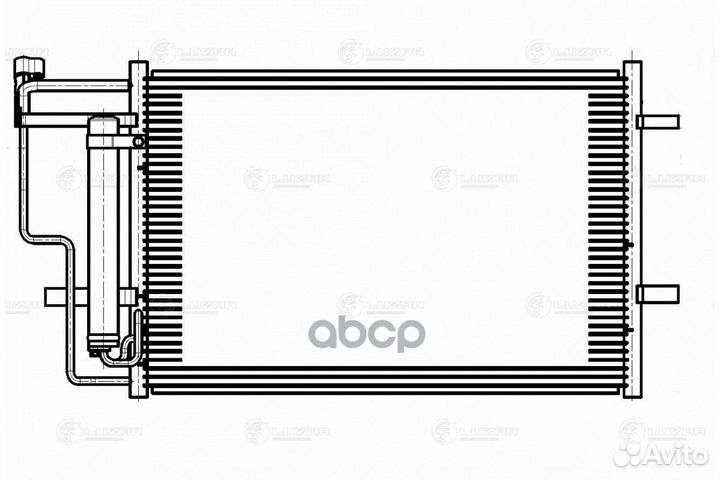 Конденсер mazda 3 1.6/2.0/2.2TD 09- lrac 25Z6 L